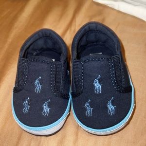 Baby polo shoes, size 2